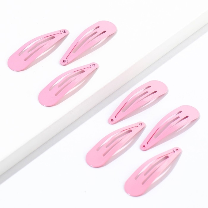 Заколки для волос «Girl in trend», 7 шт, 5 х 1 х 0,1см Заколки для волос «Girl in trend», 7 шт, 5 х 1 х 0,1см