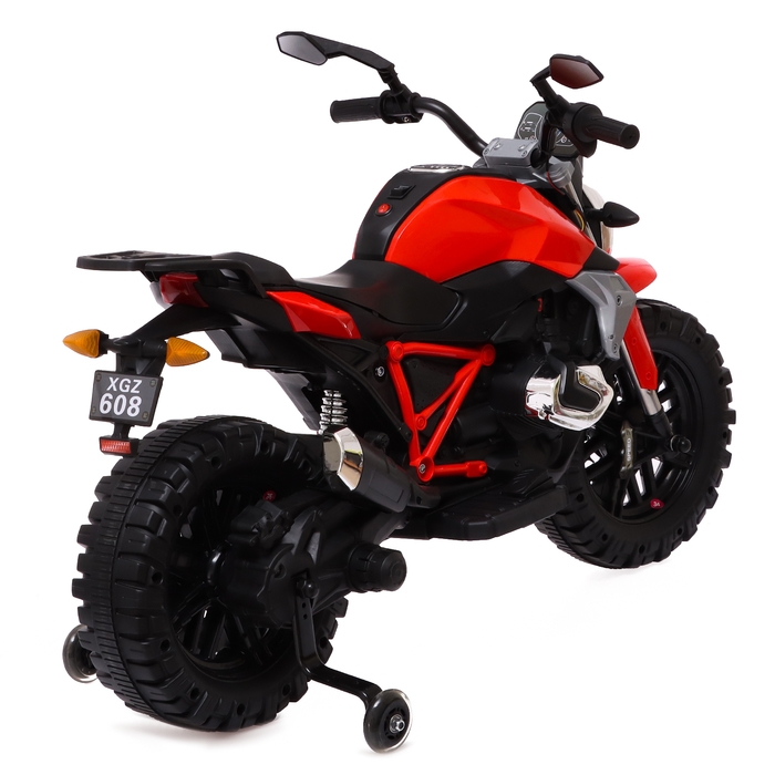 Мотоцикл «Эндуро», 2 мотора, цвет красный Мотоцикл «Эндуро», 2 мотора, цвет красный