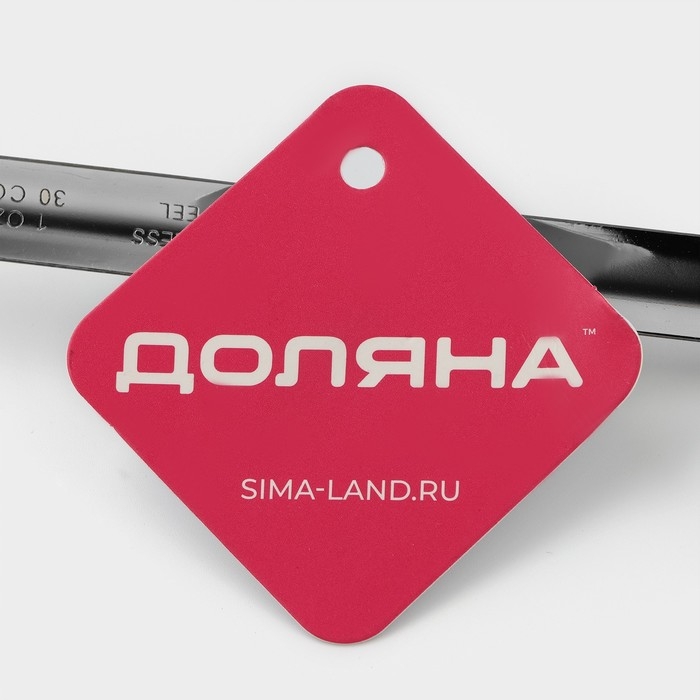 Половник из нержавеющей стали Доляна Everyday, 30 мл, 27×5 см, цвет серебряный Половник из нержавеющей стали Доляна Everyday, 30 мл, 27×5 см, цвет серебряный