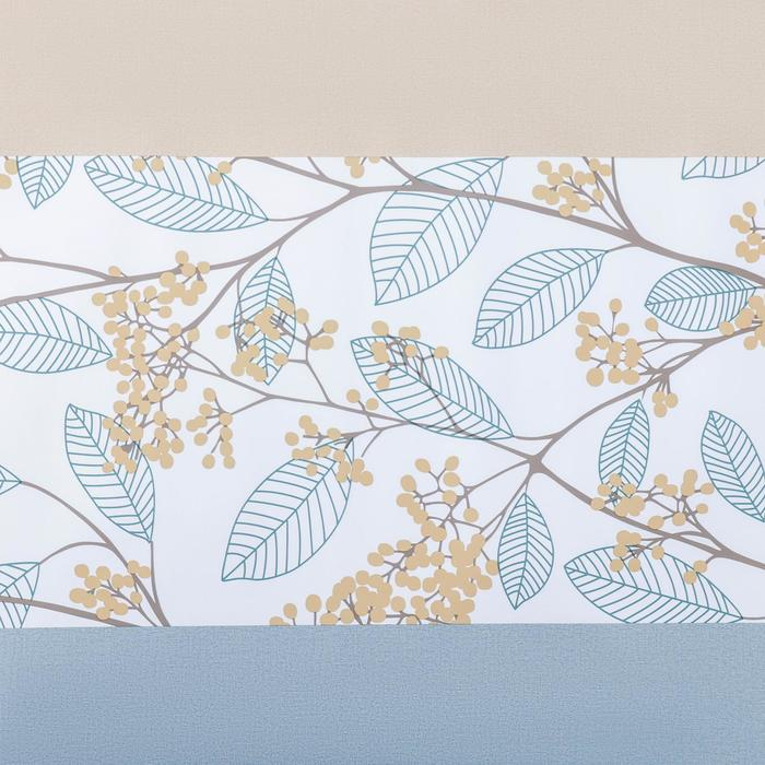 Клеёнка на стол «Рамен», на тканевой основе, ширина 137 см, рулон 20 м, толщина 0,25 мм, цвет голубой Клеёнка на стол «Рамен», на тканевой основе, ширина 137 см, рулон 20 м, толщина 0,25 мм, цвет голубой