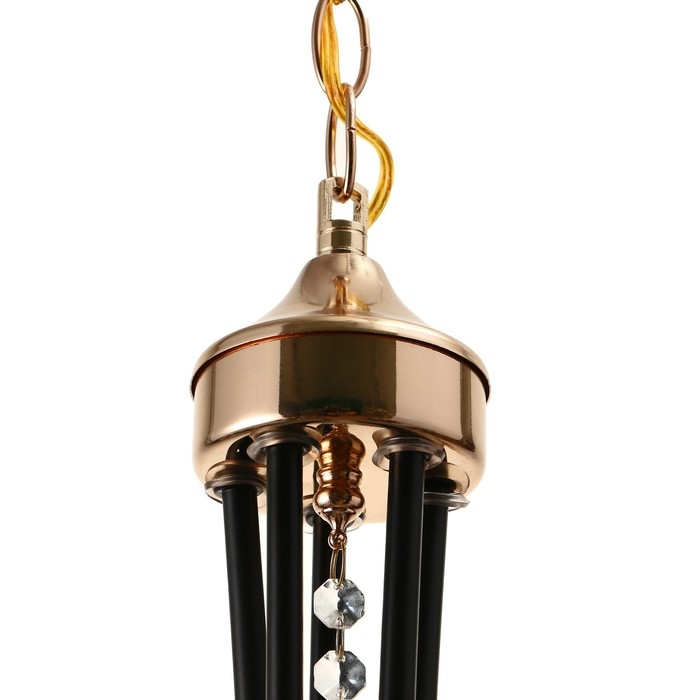 Люстра Люстра "Лира" 5хЕ27 40Вт черный 60х60х85 см BayerLux