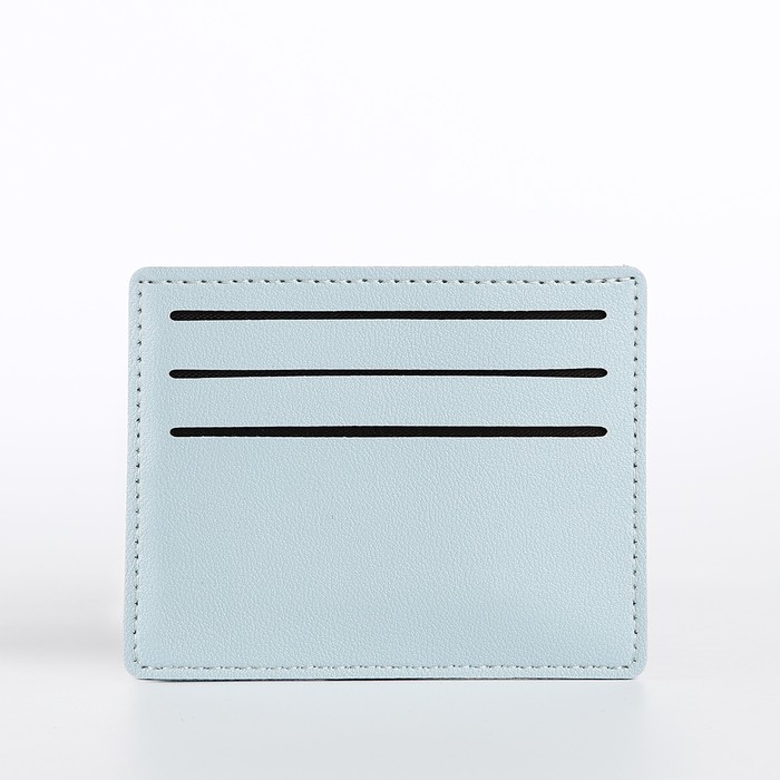 Картхолдер, цвет голубой