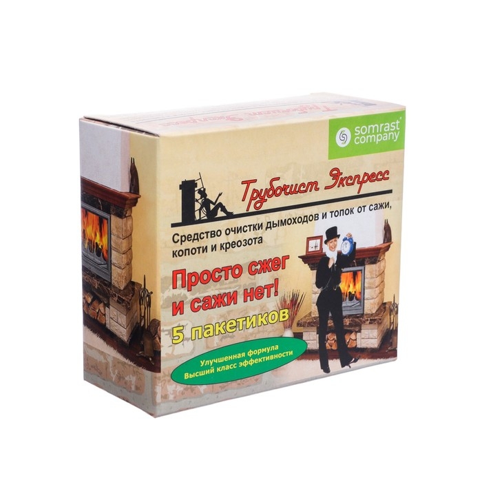 Средство для очистки дымоходов от сажи  Средство для очистки дымоходов от сажи "Трубочист Экспресс" , 5 шт