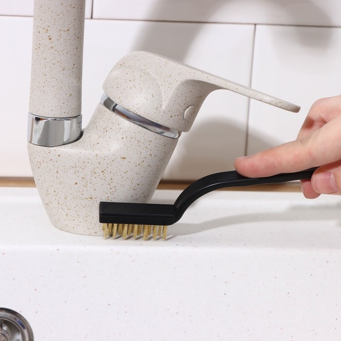 Набор щёток Доляна, 3 шт: латунная, стальная, нейлоновая Набор щёток Доляна, 3 шт: латунная, стальная, нейлоновая