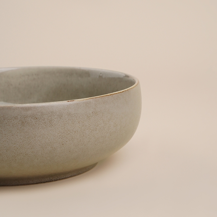 Набор салатников фарфоровых SL Home «Мольвено», 720 мл, d=16,5 см, цвет коричневый