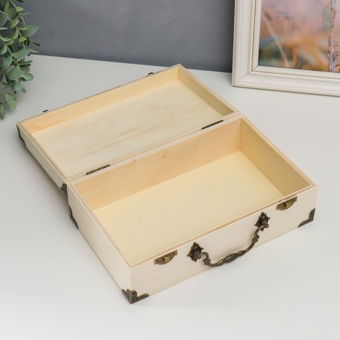 Шкатулка дерево под роспись Шкатулка дерево под роспись "Сундук" 24х15х8 см