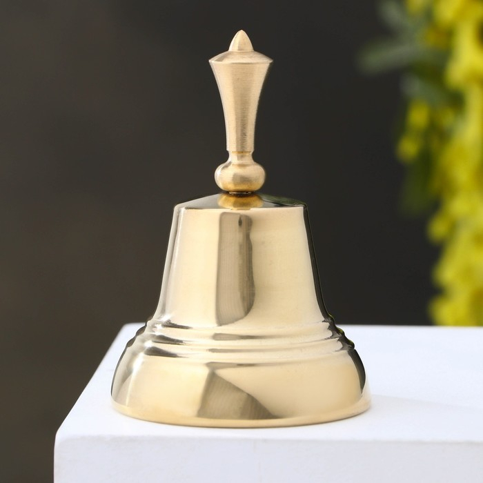 Колокольчик Валдайский  Колокольчик Валдайский "Позвонок №5", полированный, с короткой ручкой, d=53 мм