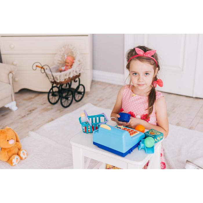 Касса-калькулятор «Мои покупки», с аксессуарами Касса-калькулятор «Мои покупки», с аксессуарами