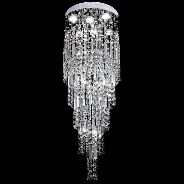 Светильник каскад Светильник каскад "Доменика" 6xLED 6xG4 хром 40х40х100см BayerLux