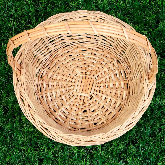 Корзина «Карина», №2, Dдно=21 см, Dверх=28 см, H=8/29 см, ива Корзина «Карина», №2, Dдно=21 см, Dверх=28 см, H=8/29 см, ива