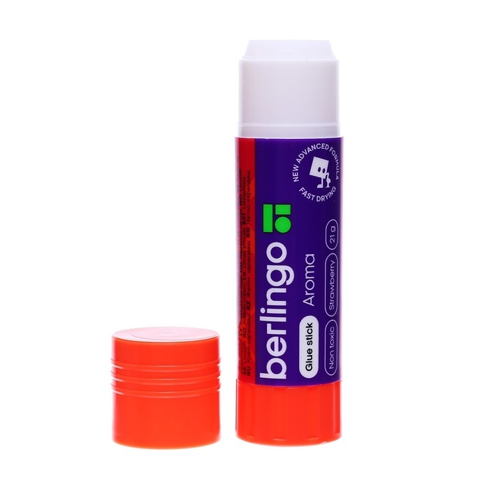 Клей-карандаш ПВП 21 г Berlingo, Aroma, ароматизированный (мята, лимон, клубника, роза) МИКС Клей-карандаш ПВП 21 г Berlingo, Aroma, ароматизированный (мята, лимон, клубника, роза) МИКС