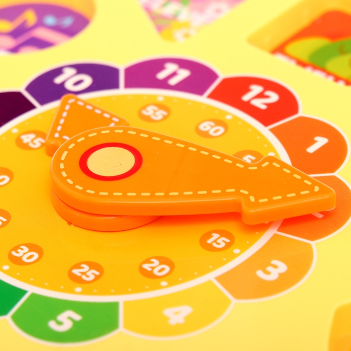 Развивающая игра «Часы-сортёр», 10 заданий, 3+ Развивающая игра «Часы-сортёр», 10 заданий, 3+