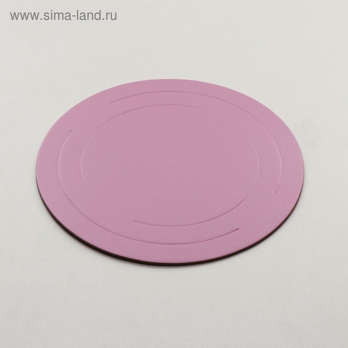 Подложка усиленная, розовый-золото, 24 см, 3,2 мм Подложка усиленная, розовый-золото, 24 см, 3,2 мм