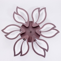 Люстра с ПДУ 1830/6CF LED 156Вт 3000-6000К диммер кофе 66х66х8 см BayerLux