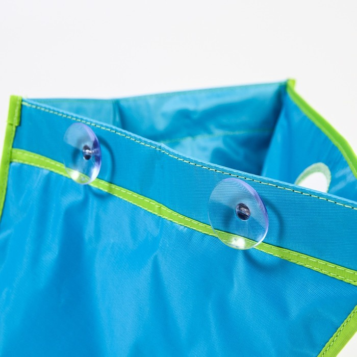 Сетка для хранения игрушек в ванной, цвет голубой Сетка для хранения игрушек в ванной, цвет голубой