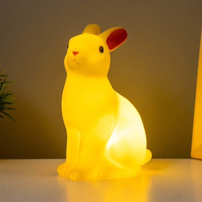 Ночник Ночник "Зайчик" LED от батареек 3xLR44 МИКС 9,5х14,5х6,5 см RISALUX