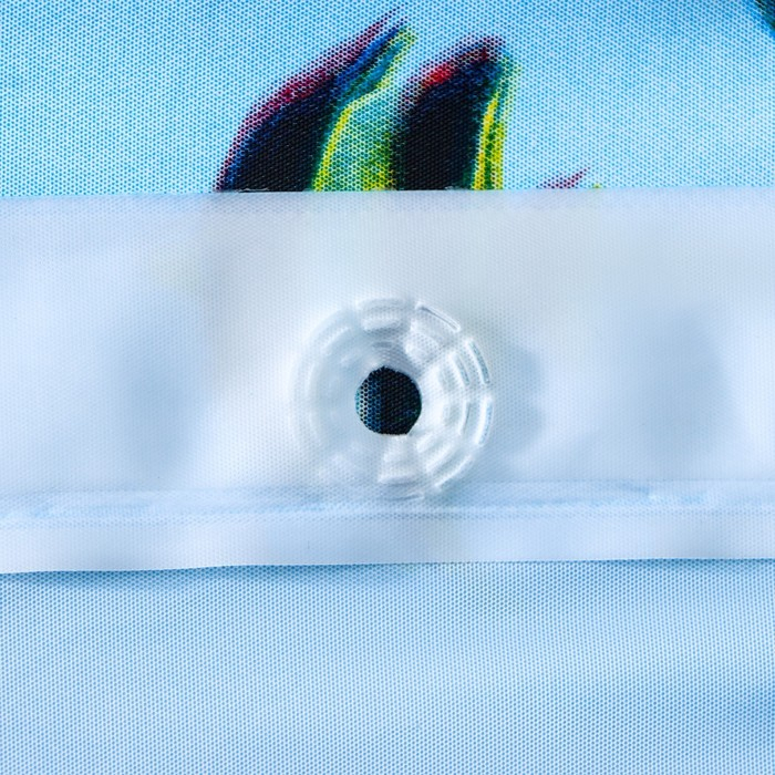 Штора для ванны Доляна «Морская», 180×180 см, EVA Штора для ванны Доляна «Морская», 180×180 см, EVA