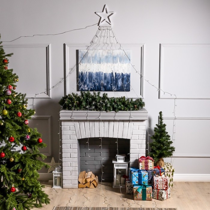 Светодиодная фигура «Комета» 3.5 м, пластик, 9 нитей, 220 В, свечение мульти Светодиодная фигура «Комета» 3.5 м, пластик, 9 нитей, 220 В, свечение мульти