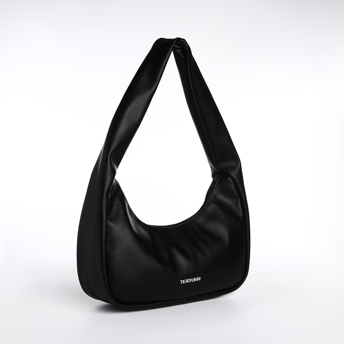Сумка женская TEXTURA, багет, маленький размер, цвет чёрный Сумка женская TEXTURA, багет, маленький размер, цвет чёрный