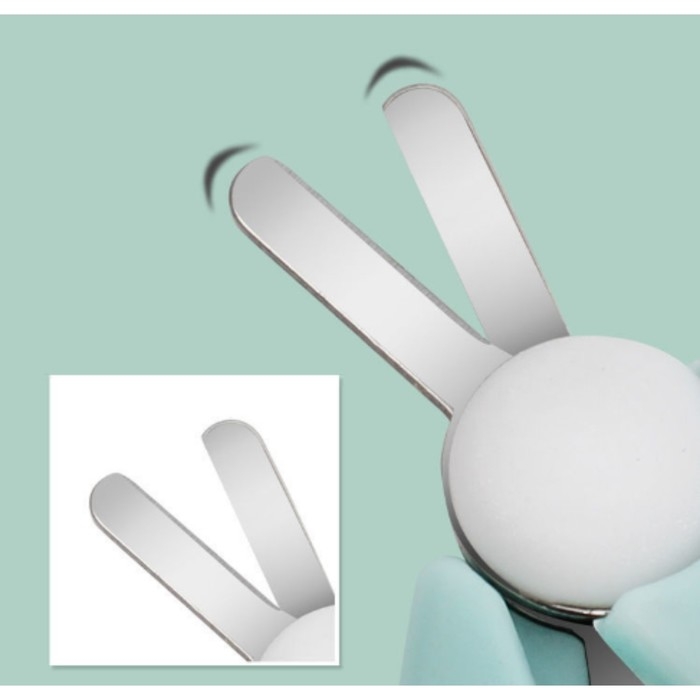 Ножницы детские безопасные, маникюрные, с чехлом, от 0 мес., цвет голубой Ножницы детские безопасные, маникюрные, с чехлом, от 0 мес., цвет голубой