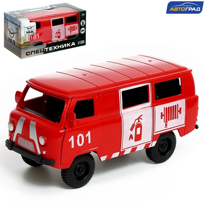Машина инерционная «УАЗ-3962. Пожарная служба» Машина инерционная «УАЗ-3962. Пожарная служба»