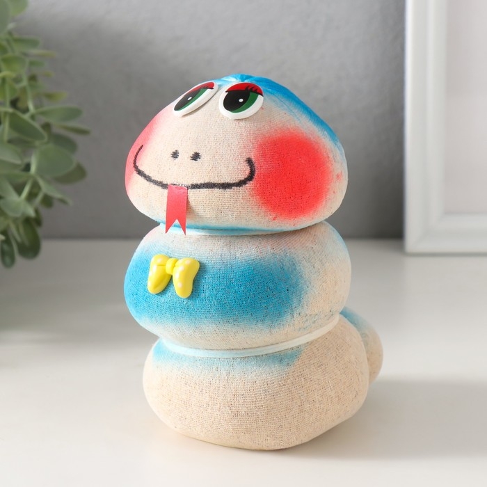 Растущий подарок травка Экоживчик "Змейка пятнистая" с бабочкой МИКС