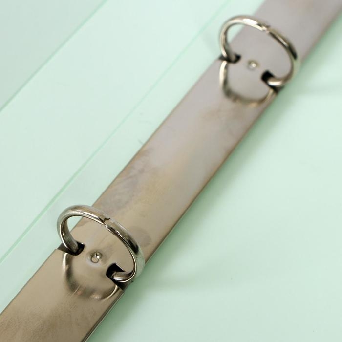 Папка на 4 кольцах А4, Calligrata, 25 мм, 700 мкм, внутренний карман, карман на корешок, салатовая Папка на 4 кольцах А4, Calligrata, 25 мм, 700 мкм, внутренний карман, карман на корешок, салатовая