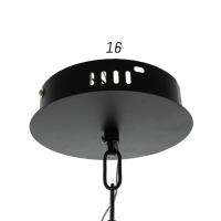 Люстра 1702/10 LED 204Вт 3000-6000К черный 95х95х80 см BayerLux