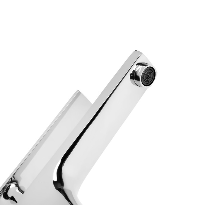 Смеситель для раковины ZEIN Z3873, однорычажный, высота излива 12 см, латунь, хром Смеситель для раковины ZEIN Z3873, однорычажный, высота излива 12 см, латунь, хром