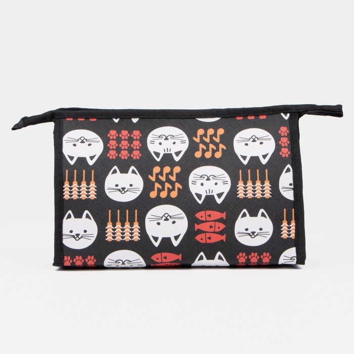 Косметичка на молнии, цвет чёрный Косметичка на молнии, цвет чёрный