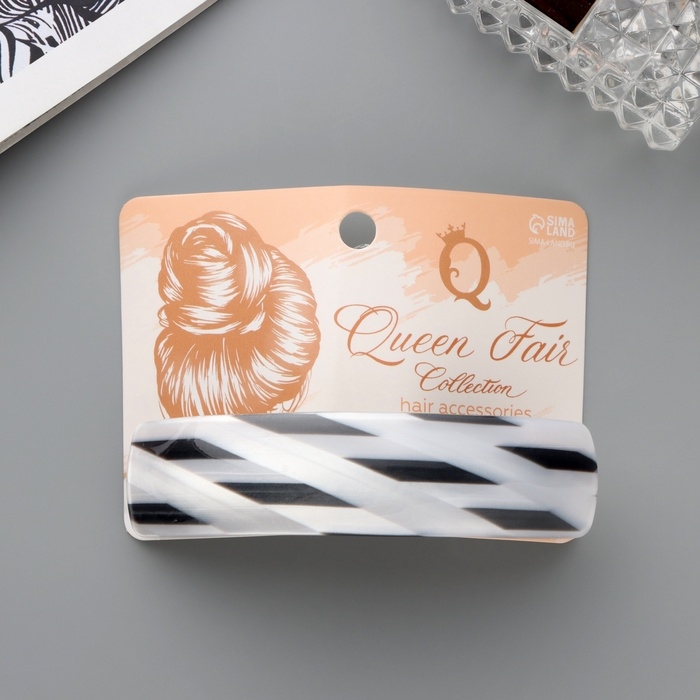 Заколка-автомат для волос Заколка-автомат для волос "Сильва" геометрия колор, 9 см, микс