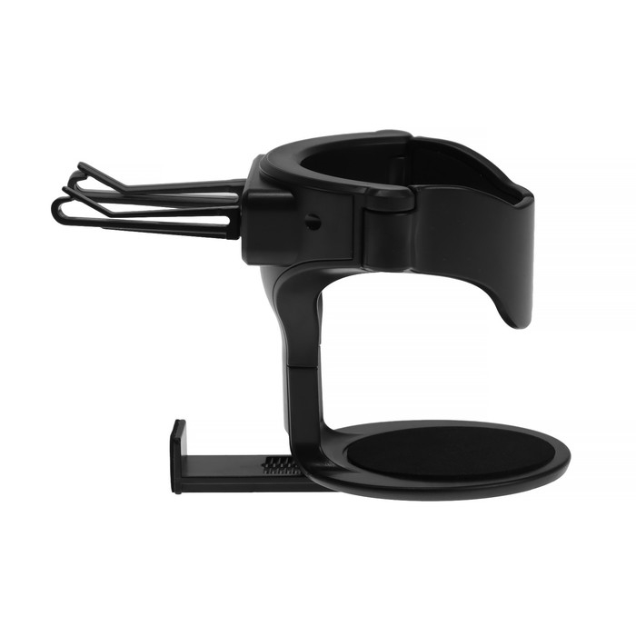 Подстаканник в автомобиль, крепление в дефлектор, черный Подстаканник в автомобиль, крепление в дефлектор, черный