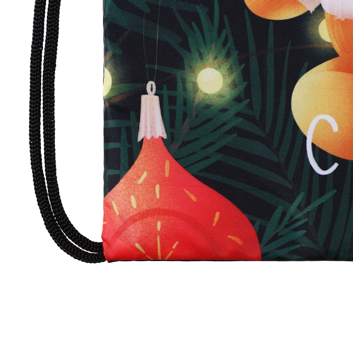 Новый год. Сумка под сладости 290 x 340 мм Новый год. Сумка под сладости 290 x 340 мм "Новогодняя игрушка" (мягкий полиэстер плотностью 210D)