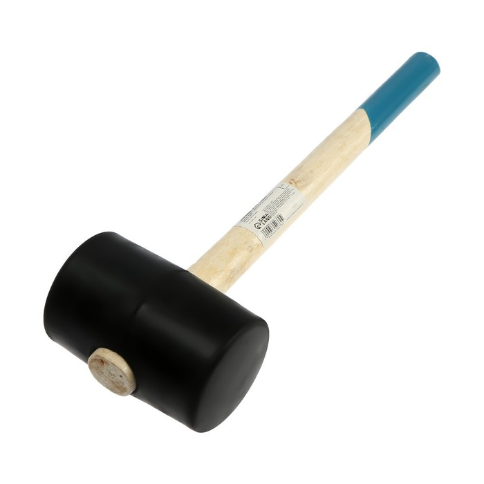 Киянка ТУНДРА, деревянная рукоятка, черная резина, 900 г Киянка ТУНДРА, деревянная рукоятка, черная резина, 900 г