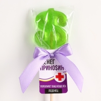 Леденец со вкусом яблока «Деньги приносин», 20 г