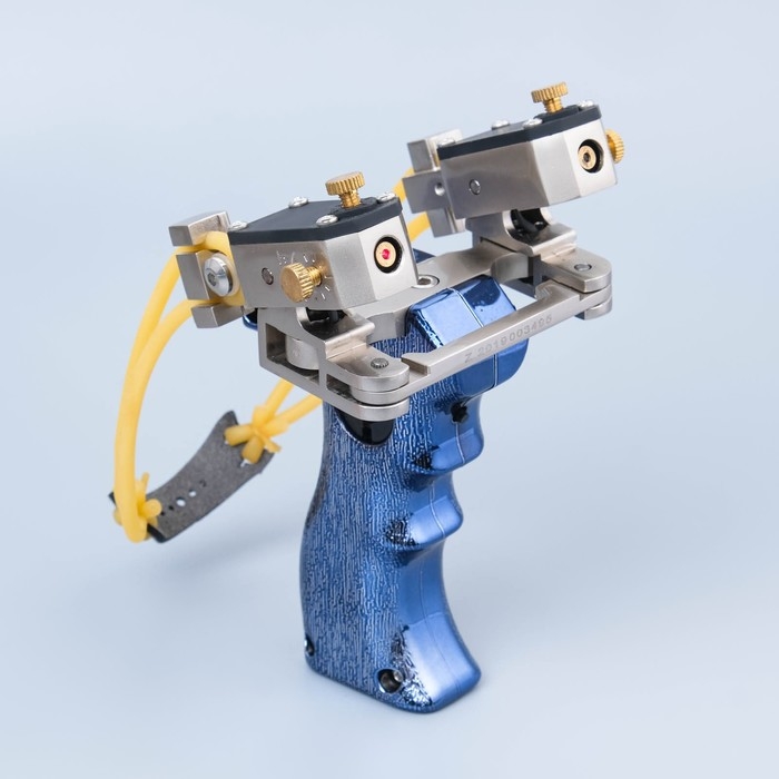 Рогатка металлическая, 3 жгута, лазерным целеуказателем+ заряд.устр-о Рогатка металлическая, 3 жгута, лазерным целеуказателем+ заряд.устр-о