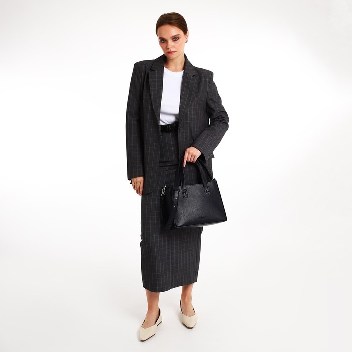 Сумка женская TEXTURA, тоут, средний размер, цвет синий Сумка женская TEXTURA, тоут, средний размер, цвет синий