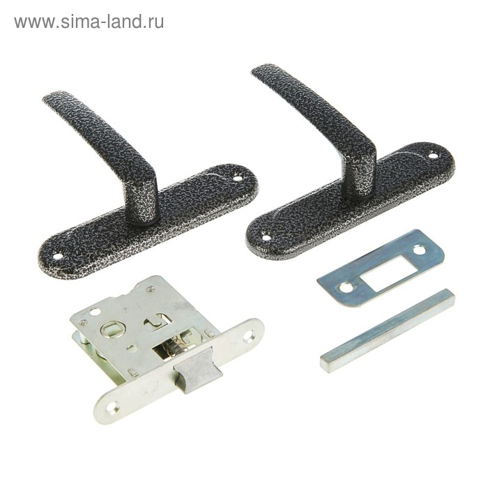 Защелка дверная Защелка дверная "Птимаш" Димитровград ЗЩ1.45, цвет серебро