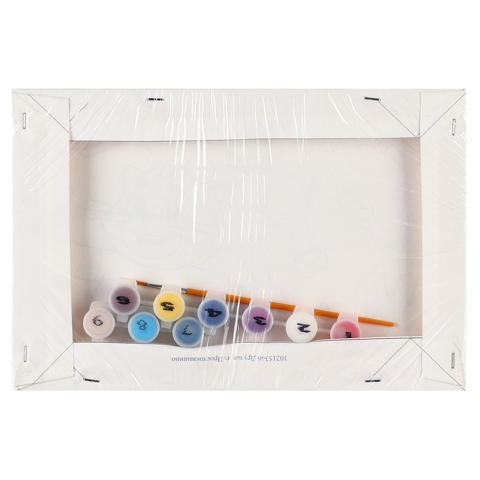 Картина по номерам для детей, 20х30 см, Простоквашино Картина по номерам для детей, 20х30 см, Простоквашино