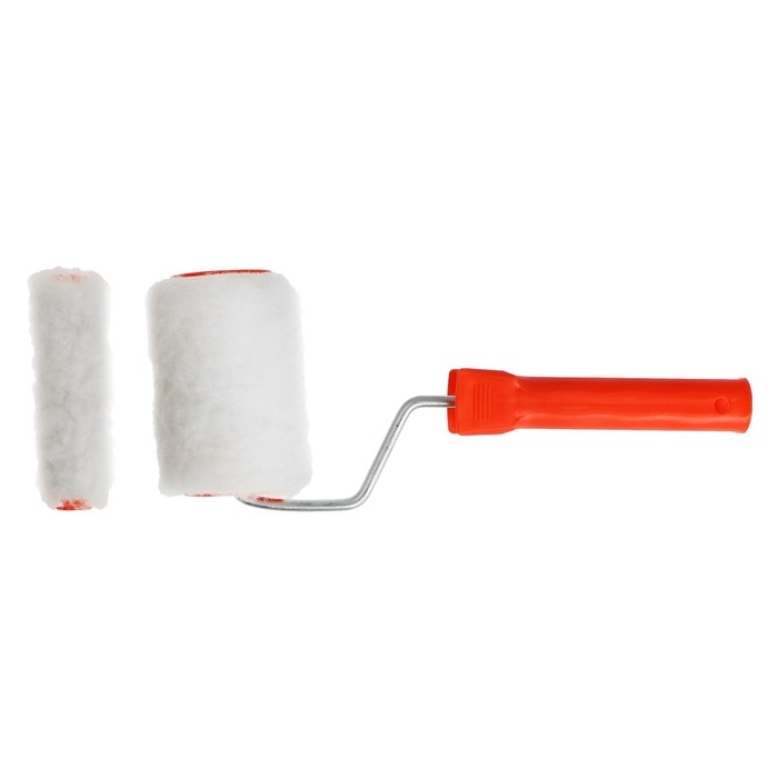 Набор малярный ЛОМ, валики натуральный мех, 100 мм, d=6 мм, D=48 мм + D=16 мм, ванночка 150 Набор малярный ЛОМ, валики натуральный мех, 100 мм, d=6 мм, D=48 мм + D=16 мм, ванночка 150