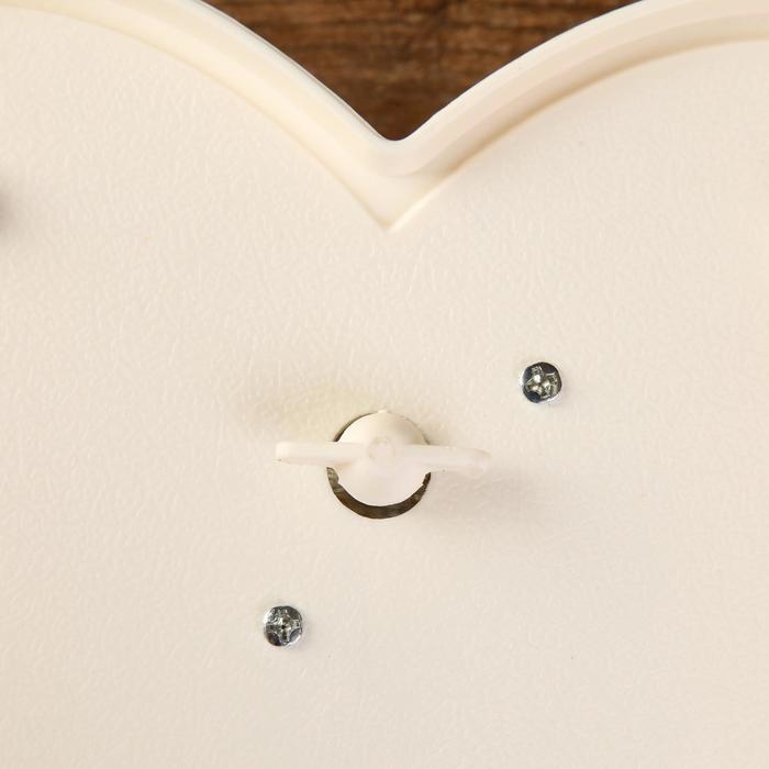 Шкатулка музыкальная механическая Шкатулка музыкальная механическая "Сердце с золотыми узорами" 6,5х19,5х16 см