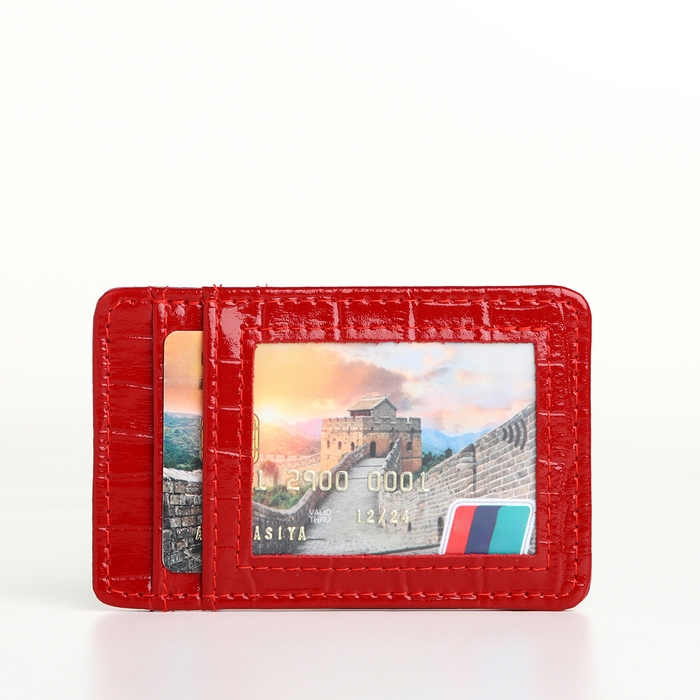 Картхолдер, TEXTURA, цвет красный Картхолдер, TEXTURA, цвет красный