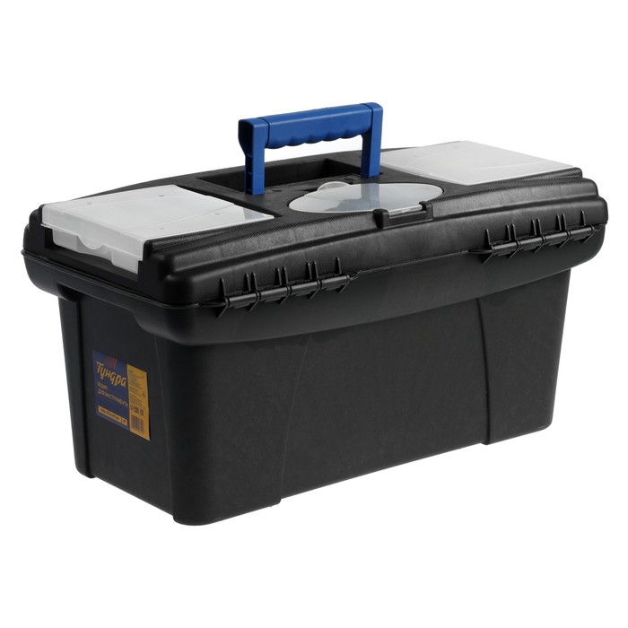 Ящик для инструмента ТУНДРА, 19 Ящик для инструмента ТУНДРА, 19", 490 х 275 х 240 мм, пластиковый