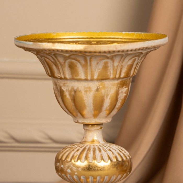 Подсвечник металл «Ярусы» для одной свечи 16 х 16 х 25 см