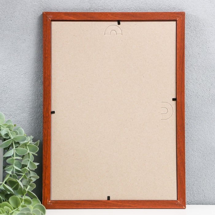 Фоторамка 21х30 см сосна, красное дерево (пластиковый экран) Фоторамка 21х30 см сосна, красное дерево (пластиковый экран)