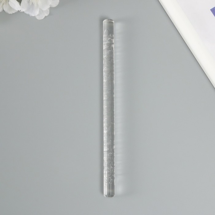 Скалка для творчества акрил Скалка для творчества акрил "Капли"16х1 см