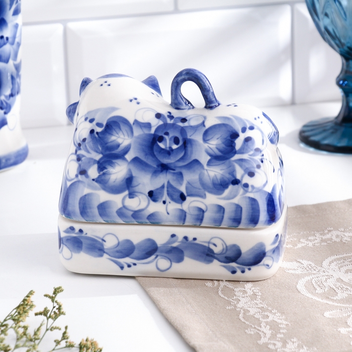 Маслёнка Маслёнка "Корова", гжель