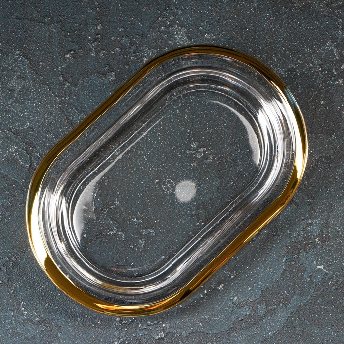 Масленка, 19,8×13,1 см, цвет золотой Масленка, 19,8×13,1 см, цвет золотой