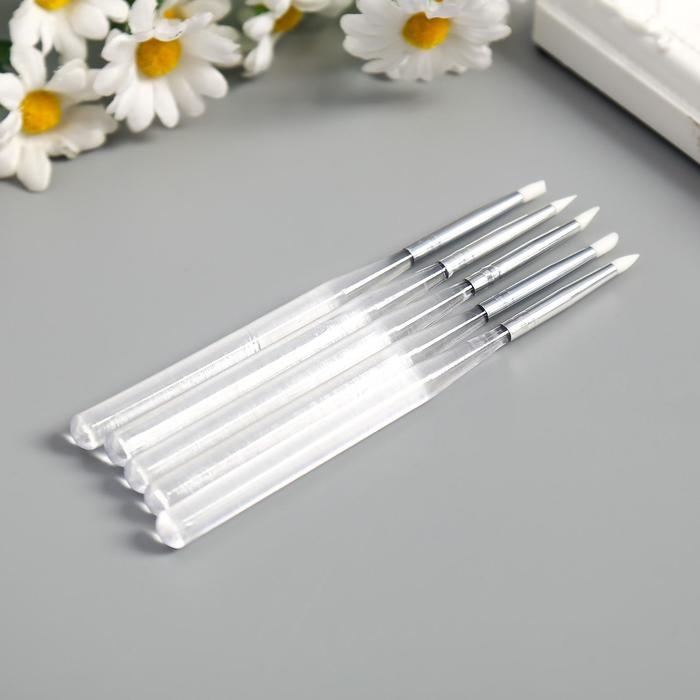 Инструменты для моделирования и придания формы (набор 5 шт) 13 см акрил, резина Инструменты для моделирования и придания формы (набор 5 шт) 13 см акрил, резина