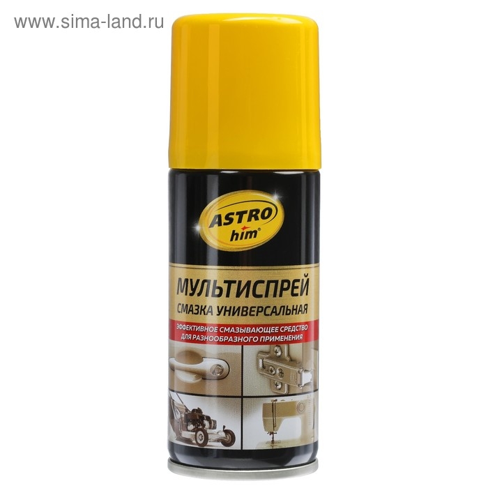 Смазка универсальная Astrohim, 140 мл, аэрозоль, АС - 4581 Смазка универсальная Astrohim, 140 мл, аэрозоль, АС - 4581